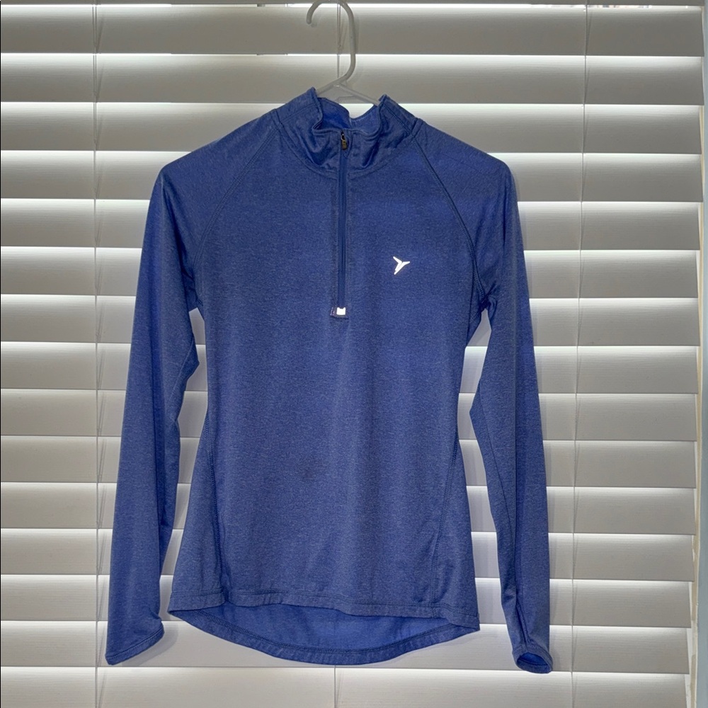 Old Navy Women's Long Sleeve Half-Zip Performance Top - Blue